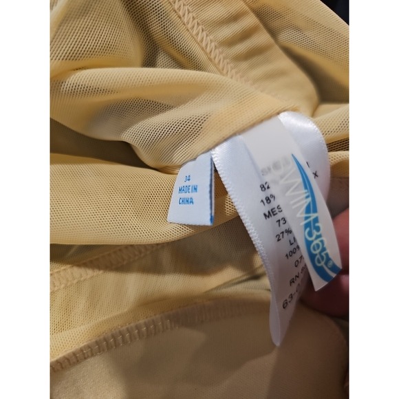 Swim 365 Women Dark Blue One Piece Swim Dress Suit Swimwear Plus Size 34 - Picture 6 of 8